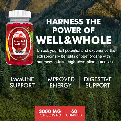 grass fed beef liver gummies