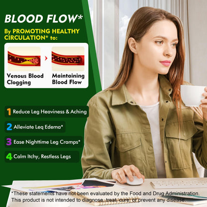 reduce leg heaviness & aching